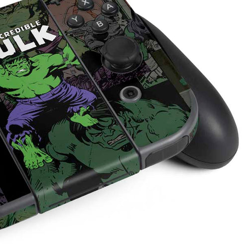 Marvel Classic Comics Hulk Fighter Vintage Nintendo Switch (2017-2021) Joy-Con Controller Skin