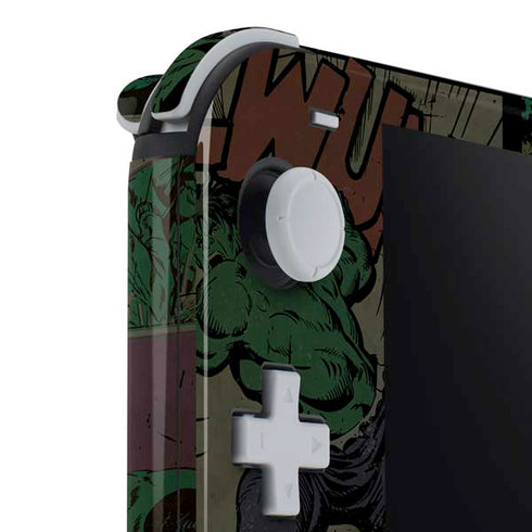Marvel Classic Comics Hulk Fighter Vintage Nintendo Switch Lite Skin