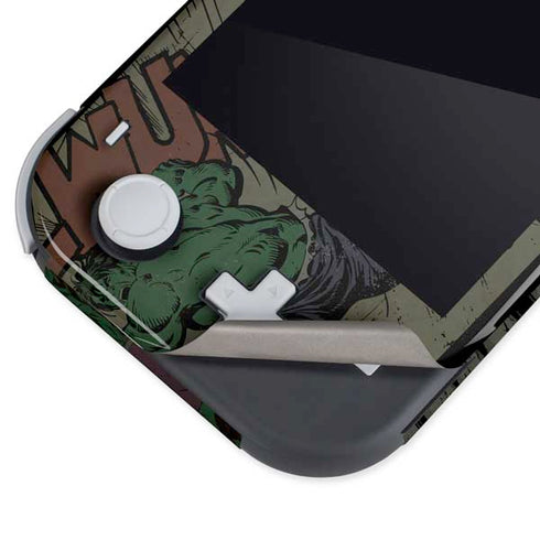 Marvel Classic Comics Hulk Fighter Vintage Nintendo Switch Lite Skin