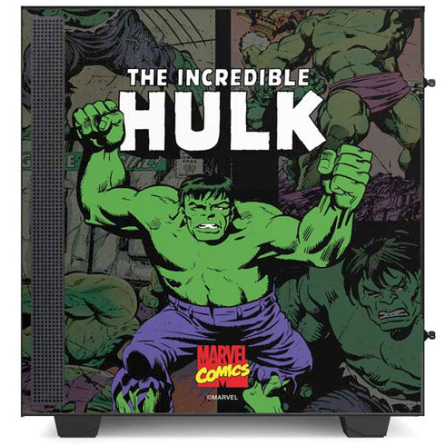 Marvel Classic Comics Hulk Fighter Vintage NZXT H510 Compact ATX Mid-Tower Case Skin