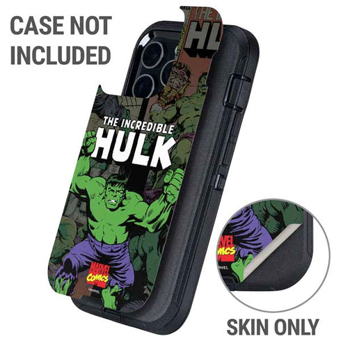 Marvel Classic Comics Hulk Fighter Vintage Otterbox Defender iPhone Skin