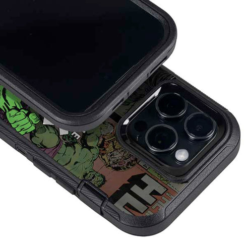 Marvel Classic Comics Hulk Fighter Vintage Otterbox Defender iPhone Skin