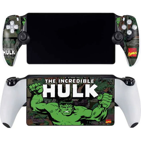 Marvel Classic Comics Hulk Fighter Vintage PlayStation Portal Remote Player Skin