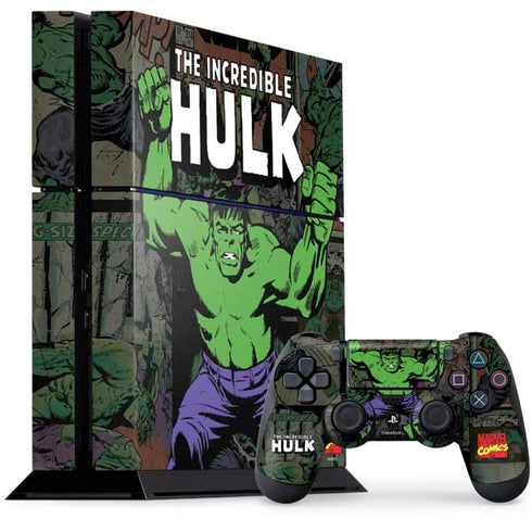 Marvel Classic Comics Hulk Fighter Vintage PlayStation PS4 Skins