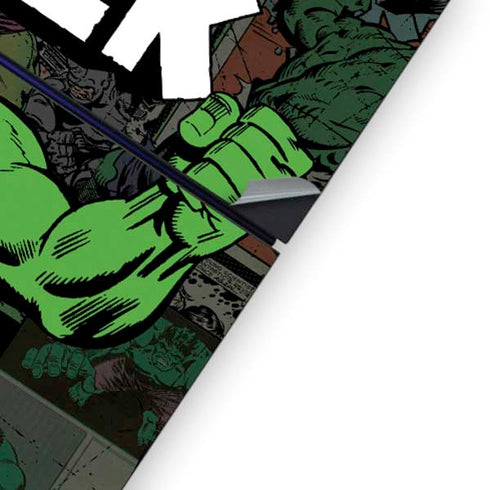 Marvel Classic Comics Hulk Fighter Vintage PS4 Console Skin