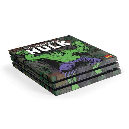 Marvel Classic Comics Hulk Fighter Vintage PlayStation PS4 Skins