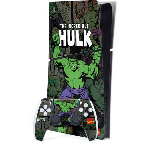 Marvel Classic Comics Hulk Fighter Vintage PlayStation PS5 Skins