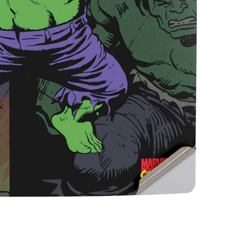 Marvel Classic Comics Hulk Fighter Vintage PS5 Slim Disk Console Skin
