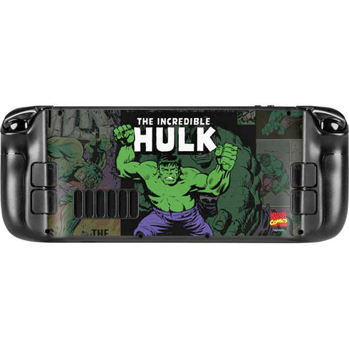 Marvel Classic Comics Hulk Fighter Vintage Steam Deck Handheld Gaming Computer Skin