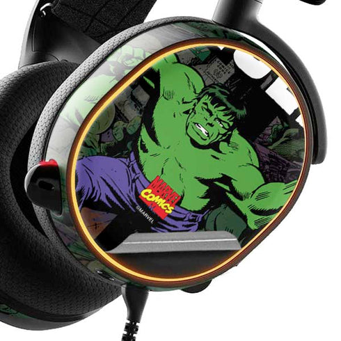 Marvel Classic Comics Hulk Fighter Vintage SteelSeries Arctis 5 Skin