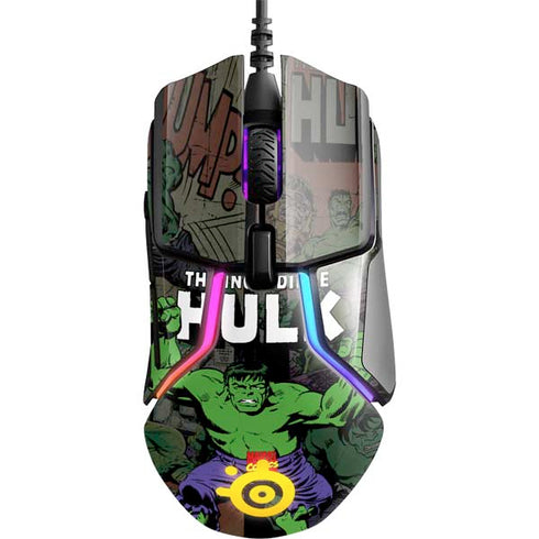 Marvel Classic Comics Hulk Fighter Vintage SteelSeries Rival 600 Gaming Mouse Skin