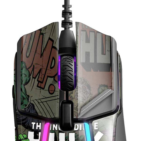 Marvel Classic Comics Hulk Fighter Vintage SteelSeries Rival 600 Gaming Mouse Skin