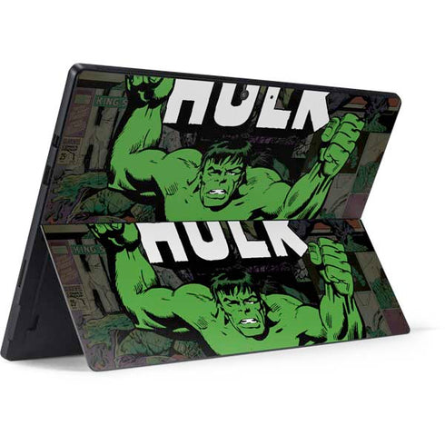 Marvel Classic Comics Hulk Fighter Vintage Surface Pro 6 Skin