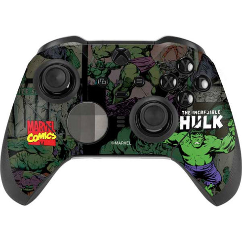 Marvel Classic Comics Hulk Fighter Vintage Xbox Elite Wireless Controller Series 2 Skin