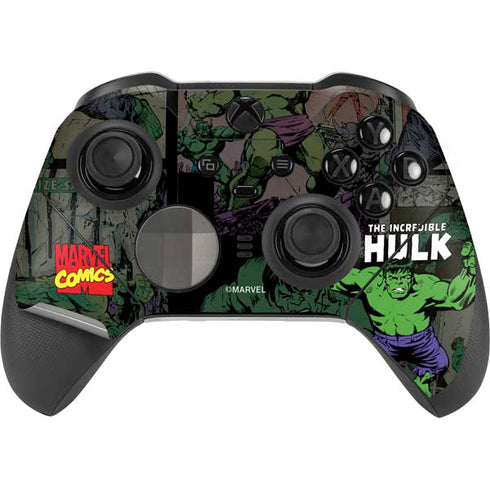 Marvel Classic Comics Hulk Fighter Vintage Xbox Elite Wireless Controller Series 2 Skin