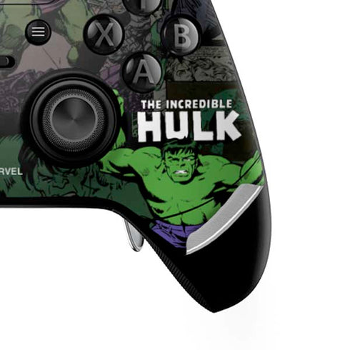 Marvel Classic Comics Hulk Fighter Vintage Xbox One Elite Controller Skin