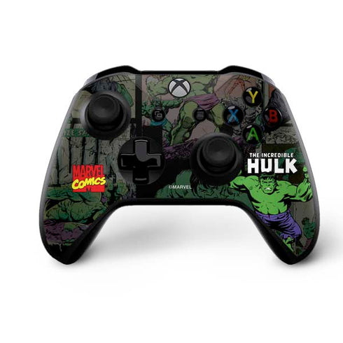 Marvel Classic Comics Hulk Fighter Vintage Xbox One X Bundle Skin