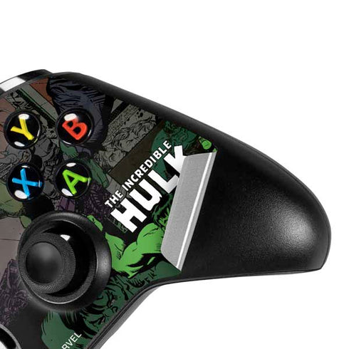 Marvel Classic Comics Hulk Fighter Vintage Xbox One X Controller Skin