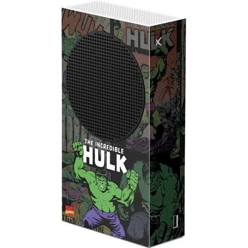 Marvel Classic Comics Hulk Fighter Vintage Xbox Series S Console Skin