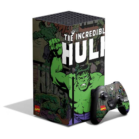 Marvel Classic Comics Hulk Fighter Vintage Xbox Series X Bundle Skin