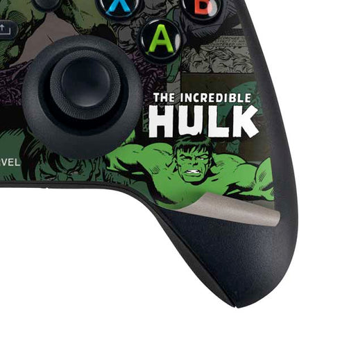 Marvel Classic Comics Hulk Fighter Vintage Xbox Series X Controller Skin