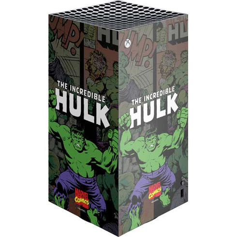 Marvel Classic Comics Hulk Fighter Vintage XBox Series X Digital Edition Console Skin
