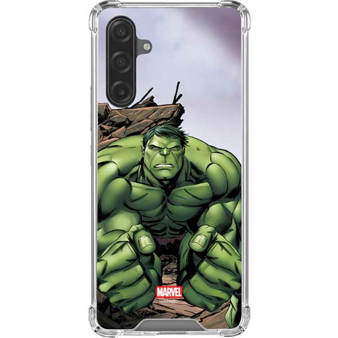 Marvel Avengers Hulk Galaxy A17 Clear Case