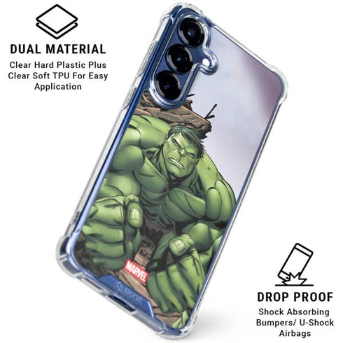Marvel Avengers Hulk Galaxy S25 FE Clear Case