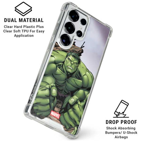 Marvel Avengers Hulk Galaxy S26 Ultra Clear Case