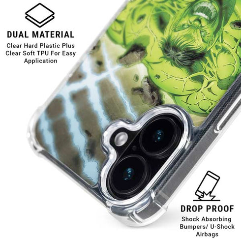Marvel Hulk Green Goliath iPhone 17 Clear Case