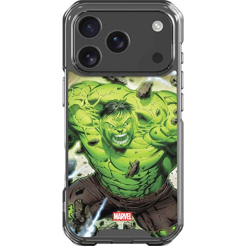 Marvel Hulk Green Goliath iPhone 18 Pro Clear Case