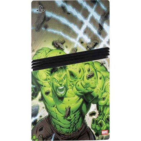 Marvel Hulk Green Goliath PS5 Pro Disk Console Skin
