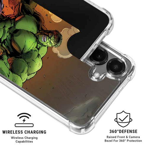 Marvel Hulk Smash Galaxy S26 Plus Clear Case