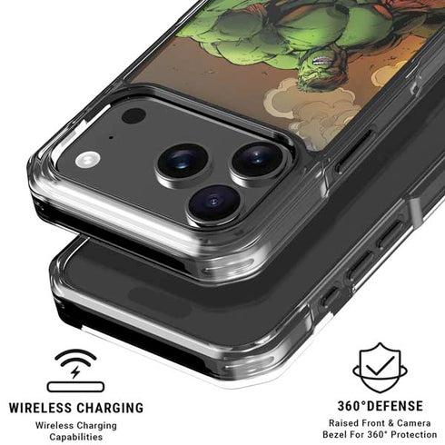 Marvel Hulk Smash iPhone 18 Pro Clear Case