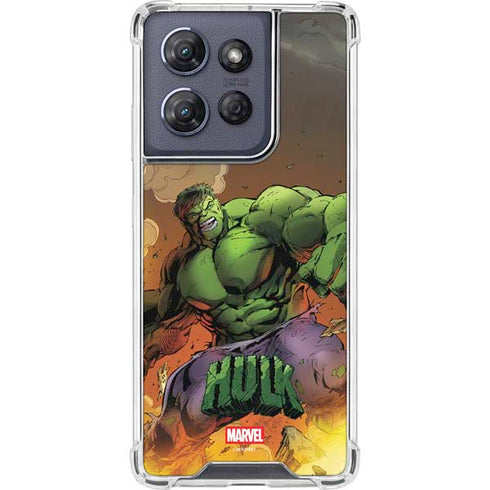 Marvel Hulk Smash Moto G 5G (2025) Clear Case