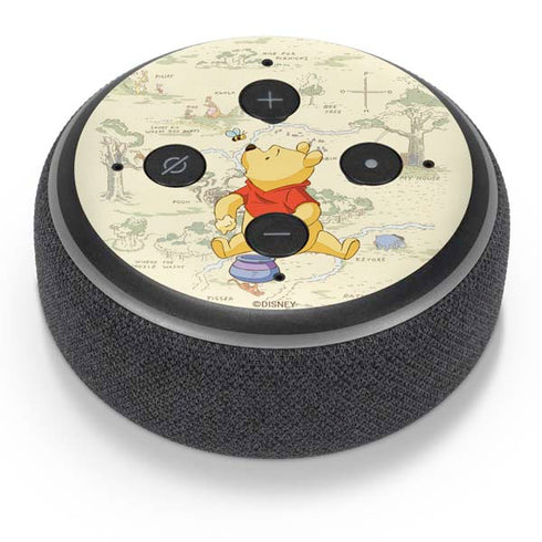 Disney Winnie the Pooh Hundred Acre Wood Amazon Echo Dot Skin