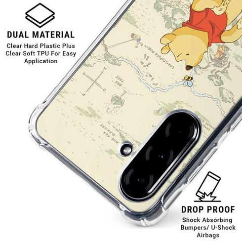 Disney Winnie the Pooh Hundred Acre Wood Galaxy A36 5G Clear Case