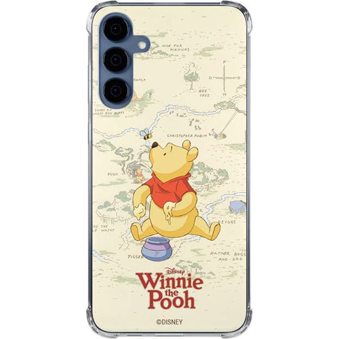 Disney Winnie the Pooh Hundred Acre Wood Galaxy A55 5G Clear Case