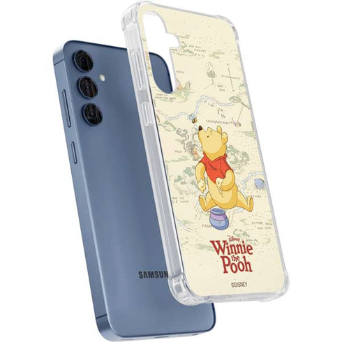 Disney Winnie the Pooh Hundred Acre Wood Galaxy A55 5G Clear Case