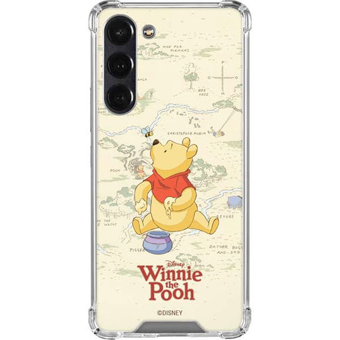 Disney Winnie the Pooh Hundred Acre Wood Galaxy S24 FE Clear Case