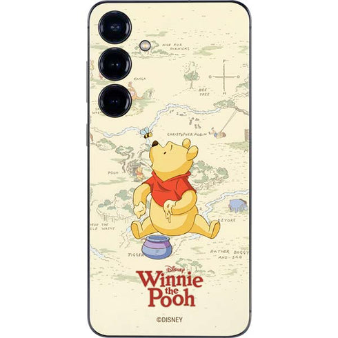 Disney Winnie the Pooh Hundred Acre Wood Galaxy S24 Plus Skin