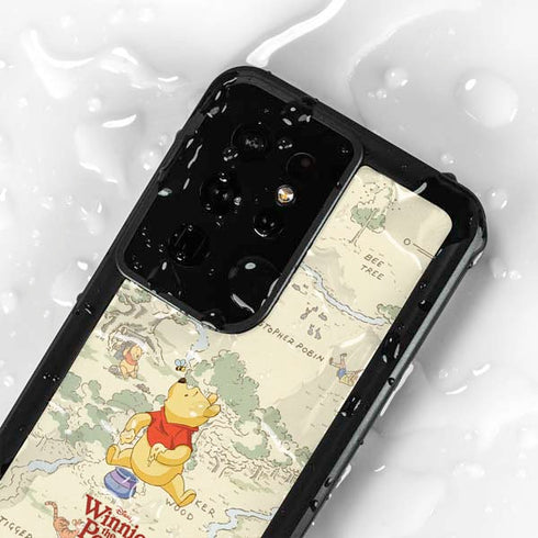 Disney Winnie the Pooh Hundred Acre Wood Galaxy S24 Ultra Waterproof Case
