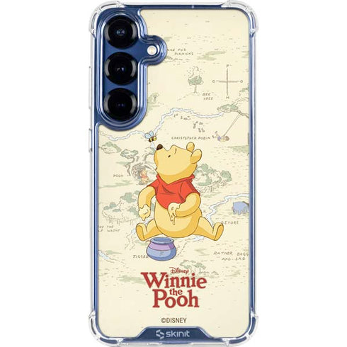 Disney Winnie the Pooh Hundred Acre Wood Galaxy S25 Plus Clear Case
