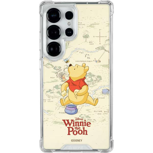 Disney Winnie the Pooh Hundred Acre Wood Galaxy S25 Ultra Clear Case
