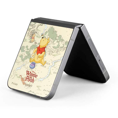 Disney Winnie the Pooh Hundred Acre Wood Galaxy Z Flip6 Skin