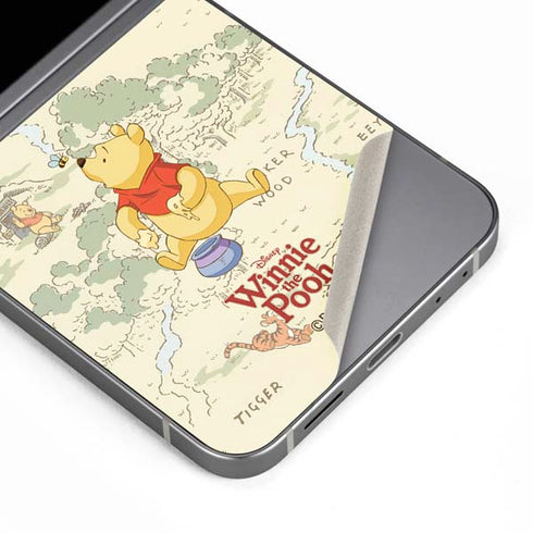 Disney Winnie the Pooh Hundred Acre Wood Galaxy Z Flip6 Skin