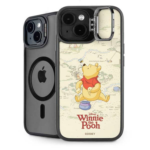 Disney Winnie the Pooh Hundred Acre Wood iPhone 14 Plus Kickstand Case