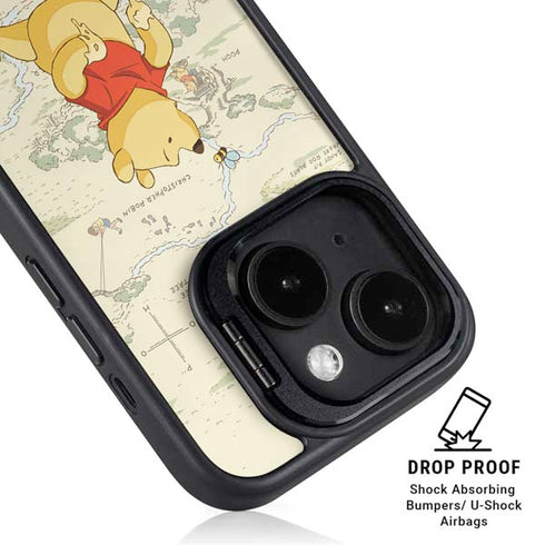 Disney Winnie the Pooh Hundred Acre Wood iPhone 14 Plus Kickstand Case