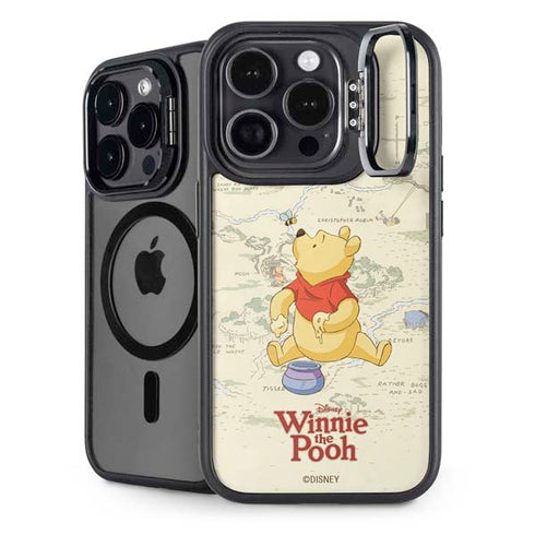 Disney Winnie the Pooh Hundred Acre Wood iPhone 14 Pro Max Kickstand Case