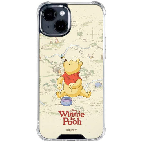 Disney Winnie the Pooh Hundred Acre Wood iPhone 15 Clear Case